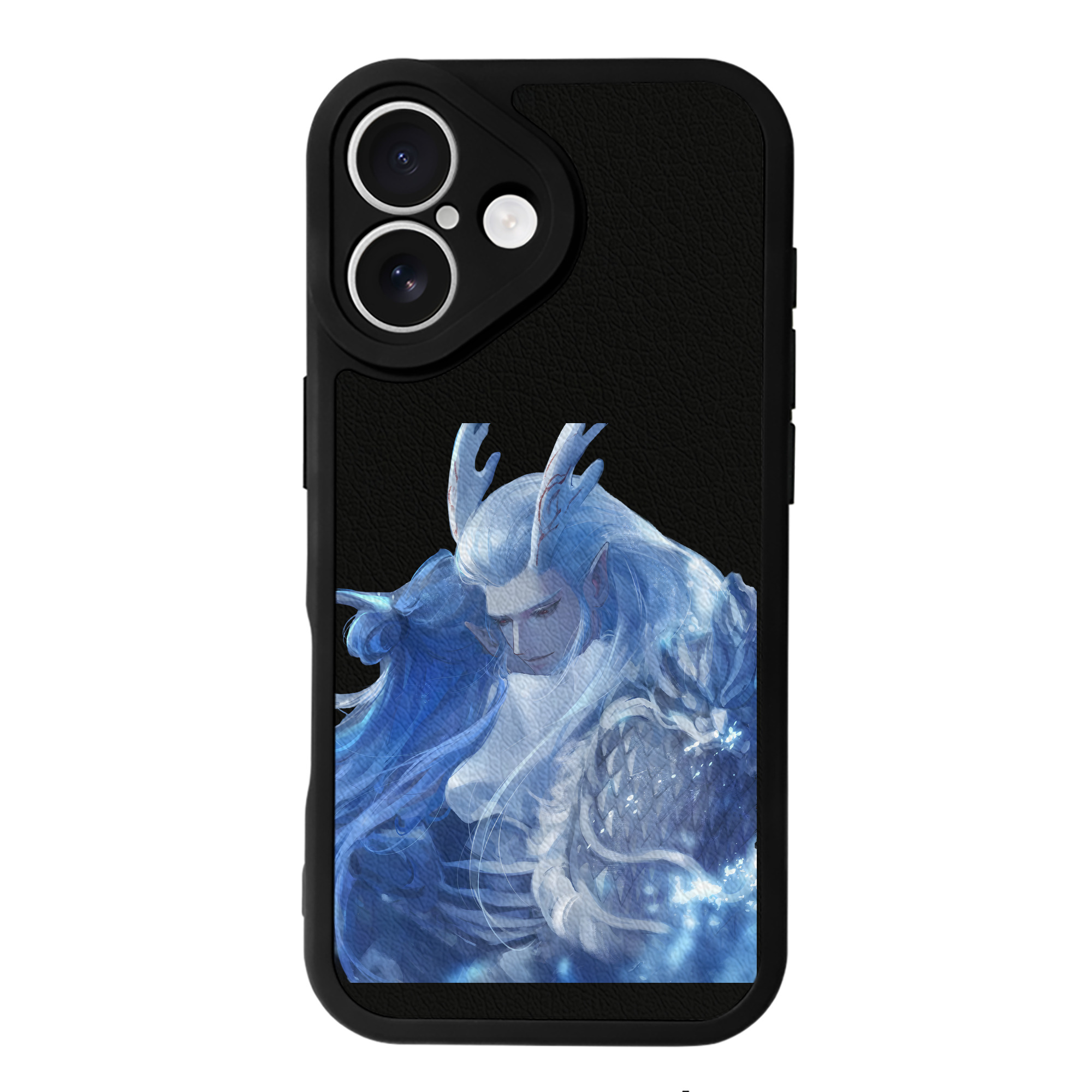 （画像用） Ne Zha 2 ナタ 魔童の大暴れ 【iPhone 16シリーズ対応】シリコンスマホケース（レザー調） 材質：シリコン